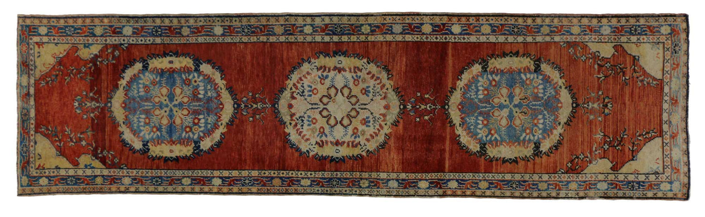 3 x 11 Vintage Oushak Rug 51803