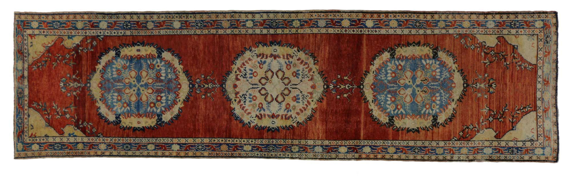 3 x 11 Vintage Oushak Rug 51803