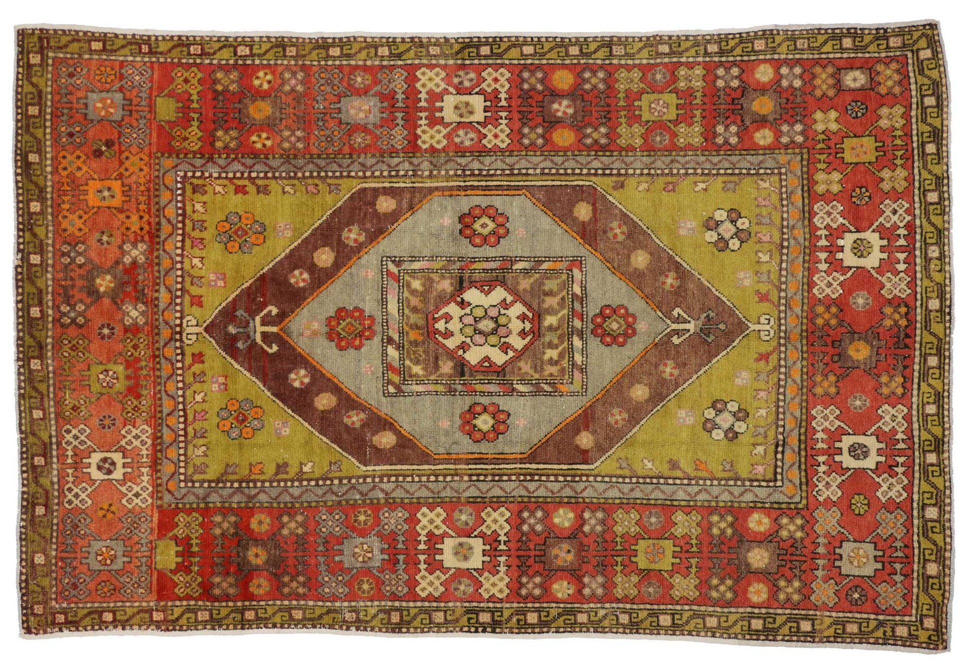 5 x 8 Vintage Oushak Rug 51805