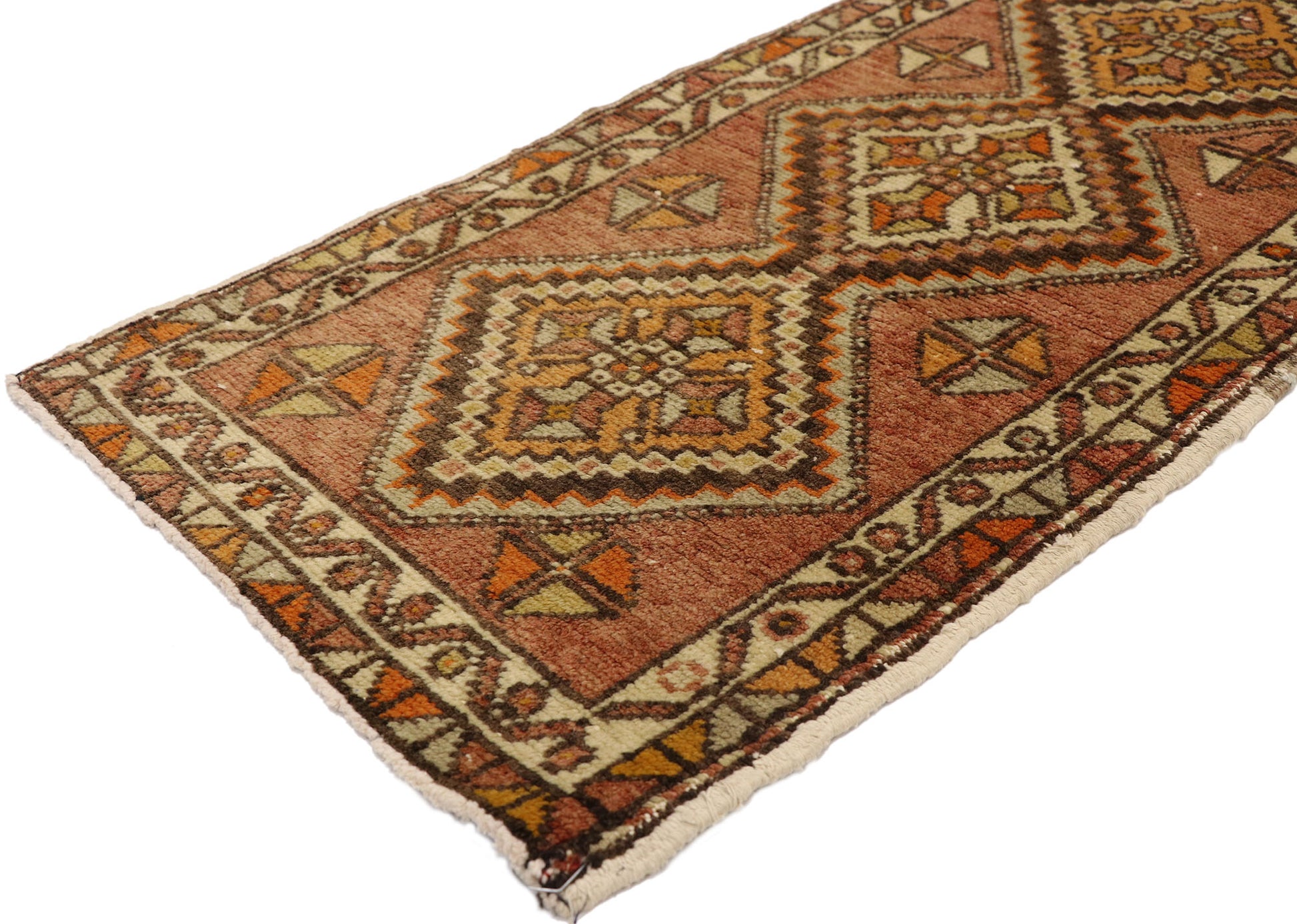 2 x 3 Vintage Turkish Yastik Rug 51814