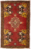 2 x 3 Vintage Turkish Yastik Rug 51815