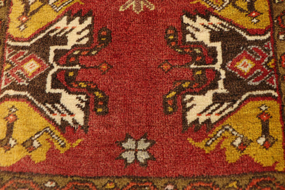 2 x 3 Vintage Turkish Yastik Rug 51815