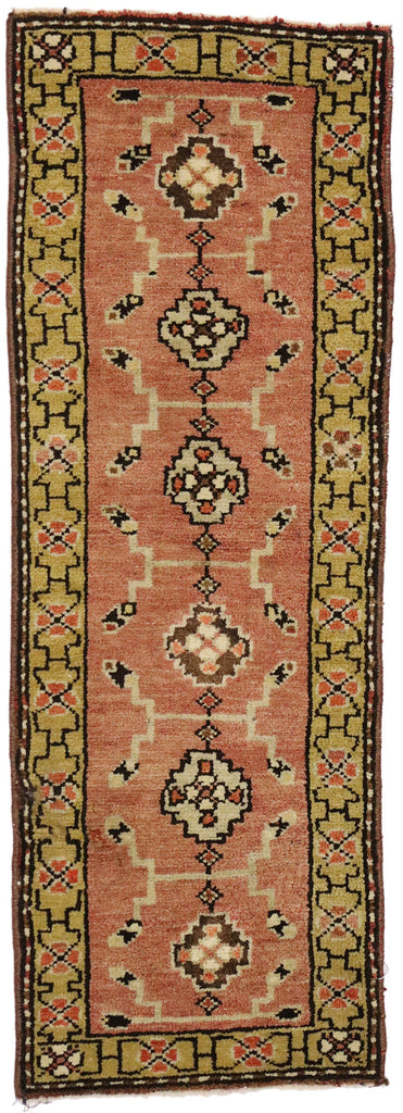1 x 4 Vintage Turkish Yastik Rug 51816