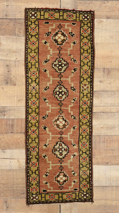 1 x 4 Vintage Turkish Yastik Rug 51816