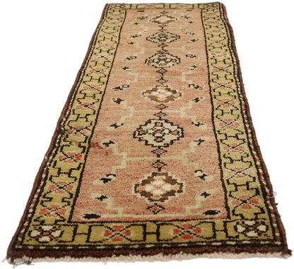 1 x 4 Vintage Turkish Yastik Rug 51816