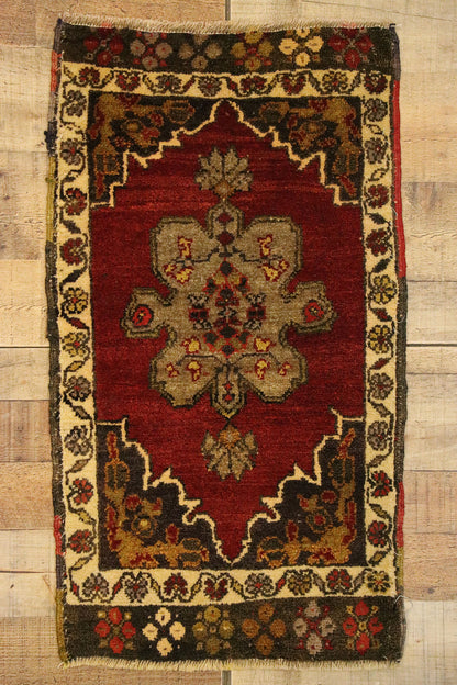 2 x 3 Vintage Turkish Yastik Rug 51817