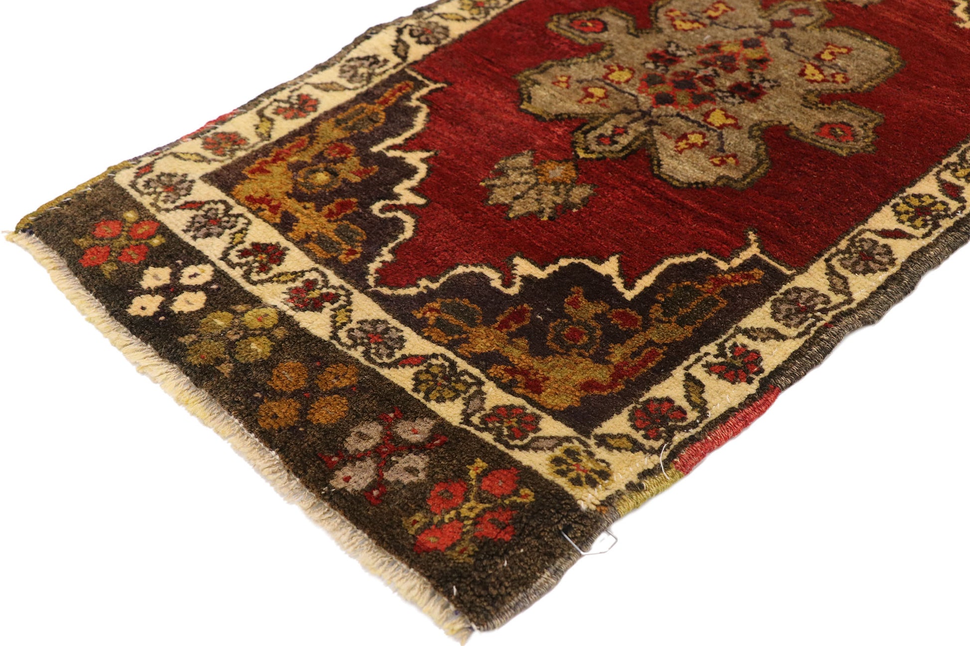 2 x 3 Vintage Turkish Yastik Rug 51817