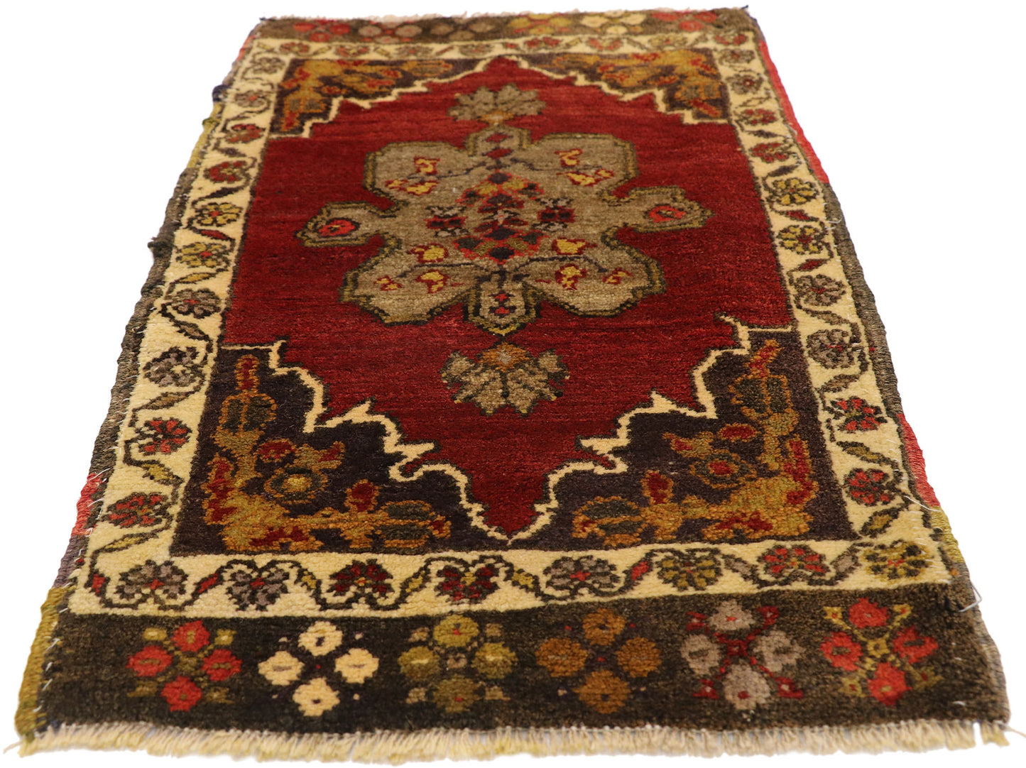 2 x 3 Vintage Turkish Yastik Rug 51817