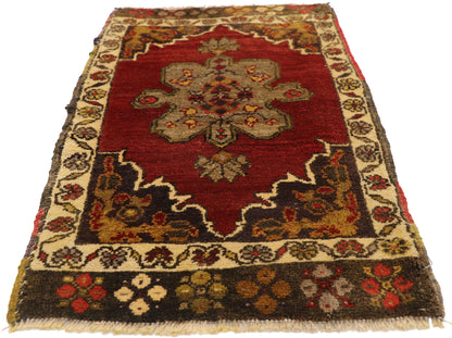 2 x 3 Vintage Turkish Yastik Rug 51817