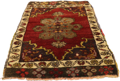 2 x 3 VIntage Turkish Yastik Rug 51820