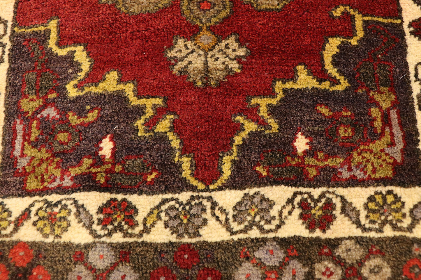 2 x 3 VIntage Turkish Yastik Rug 51820