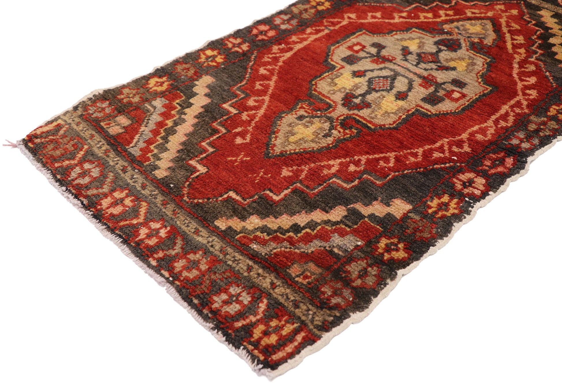 2 x 3 Vintage Turkish Yastik Rug 51822