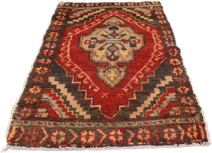 2 x 3 Vintage Turkish Yastik Rug 51822