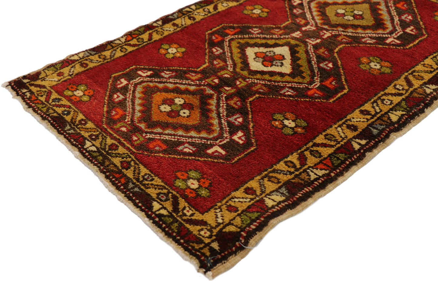 2 x 3 Vintage Turkish Yastik Rug 51823