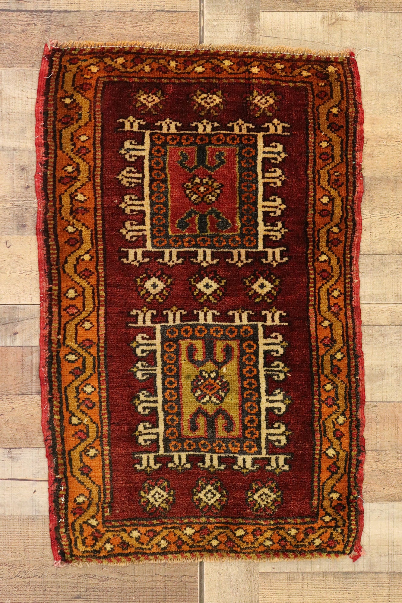 2 x 3 Vintage Turkis Yastik Rug 51825