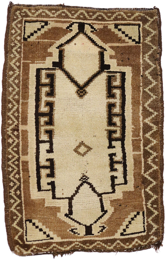 2 x 3 Vintage Turkish Yastik Rug 51826