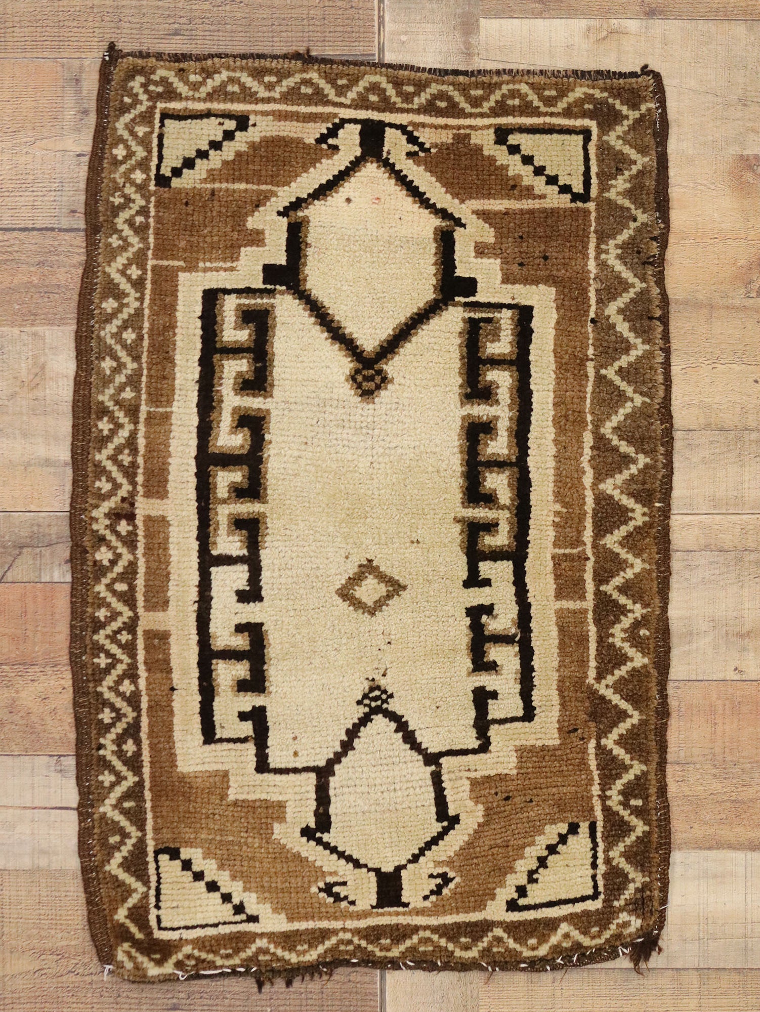 2 x 3 Vintage Turkish Yastik Rug 51826
