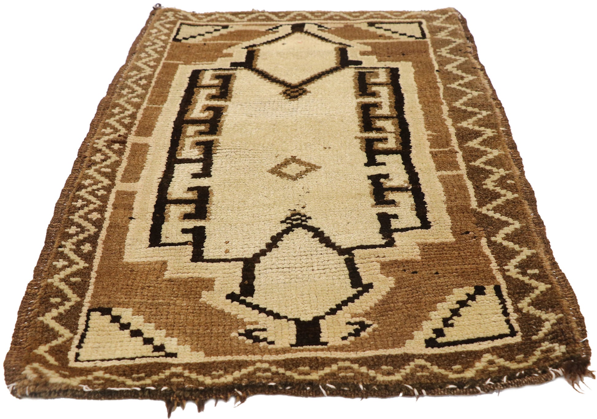 2 x 3 Vintage Turkish Yastik Rug 51826