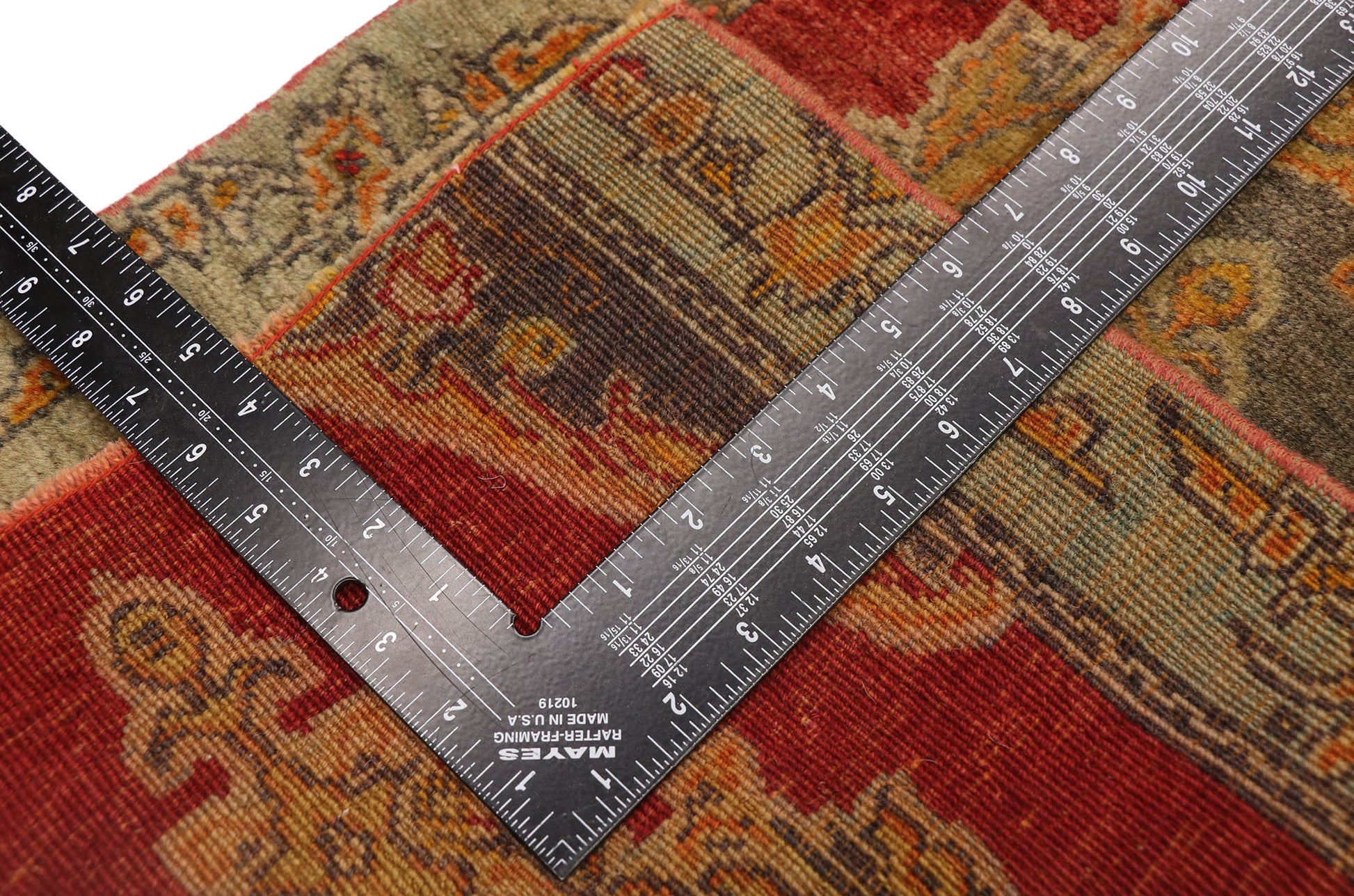 2 x 2 Vintage Turkish Yastik Rug 51827