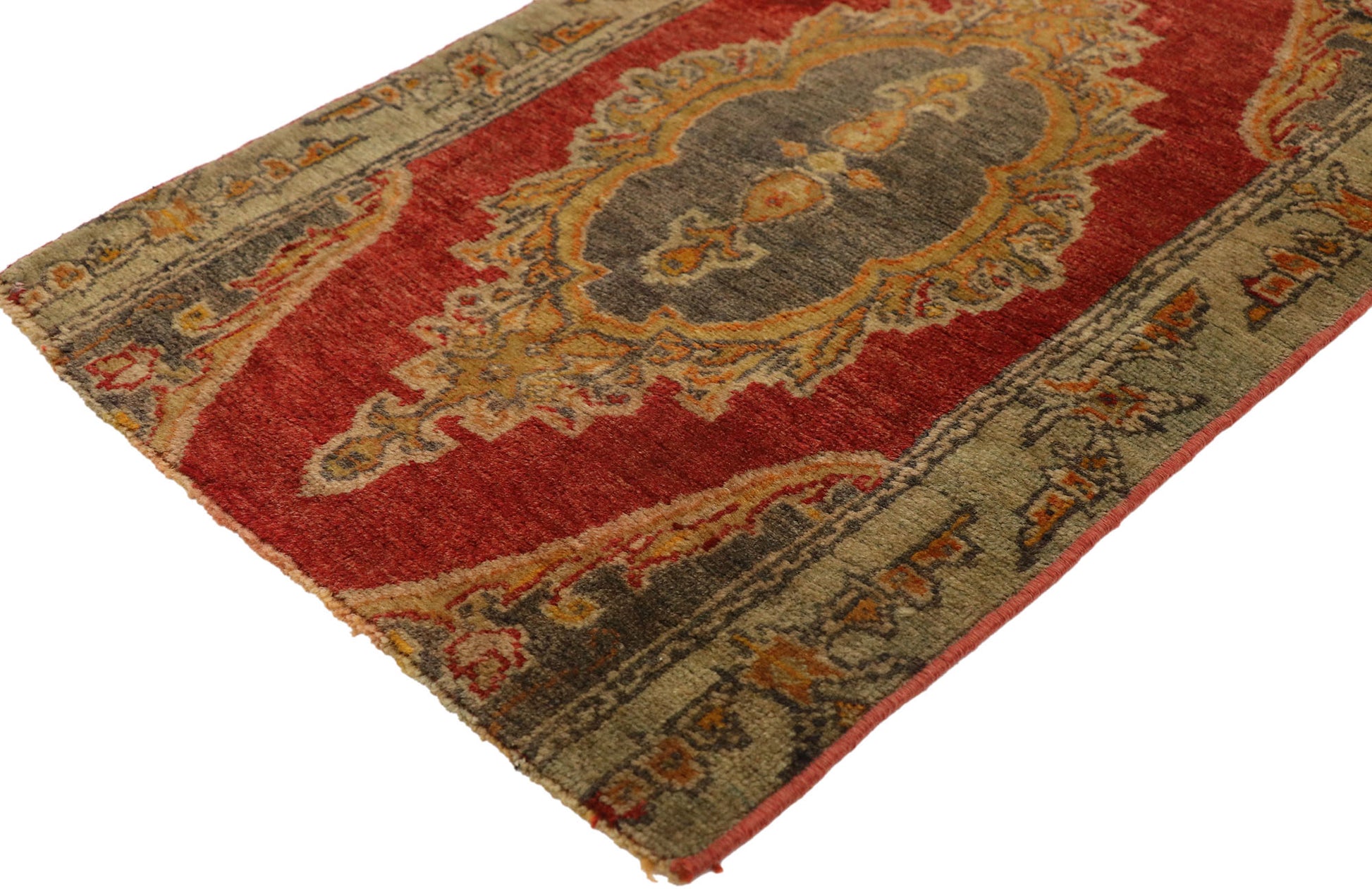 2 x 2 Vintage Turkish Yastik Rug 51827