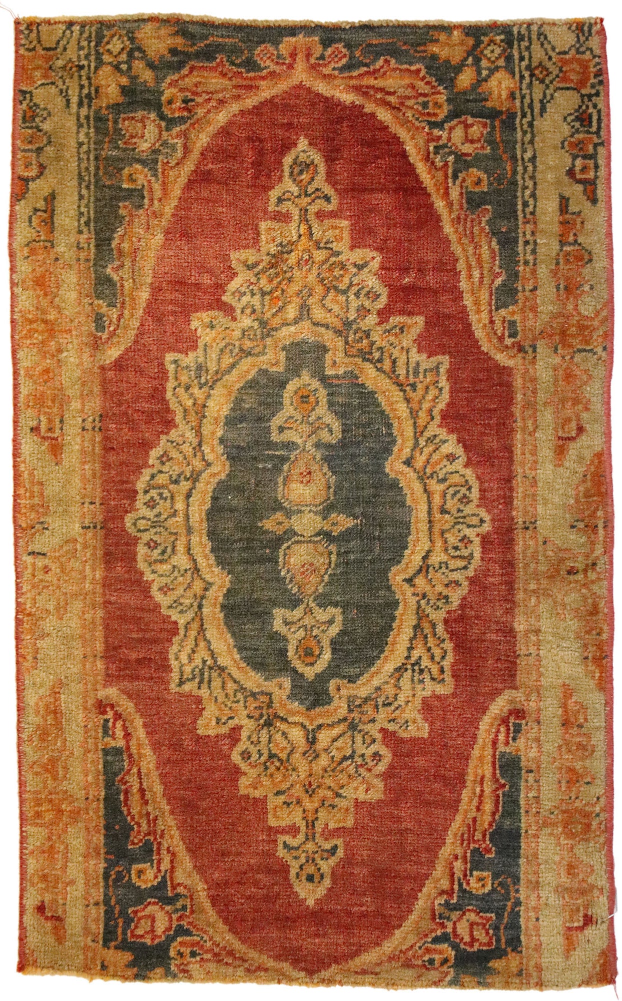 2 x 3 Vintage Turkish Yastik Rug 51828