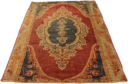 2 x 3 Vintage Turkish Yastik Rug 51828