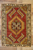 2 x 2 Vintage Turkish Yastik Rug 51829
