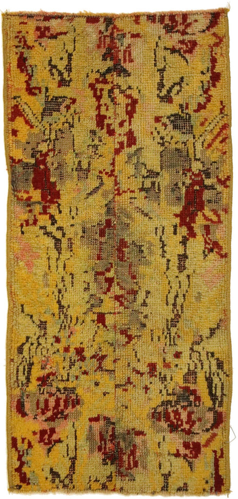 1 x 3 Vintage Turkish Yastik Rug 51830