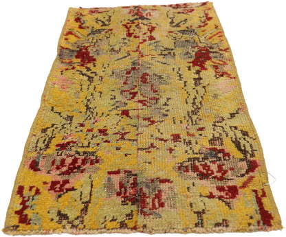 1 x 3 Vintage Turkish Yastik Rug 51830