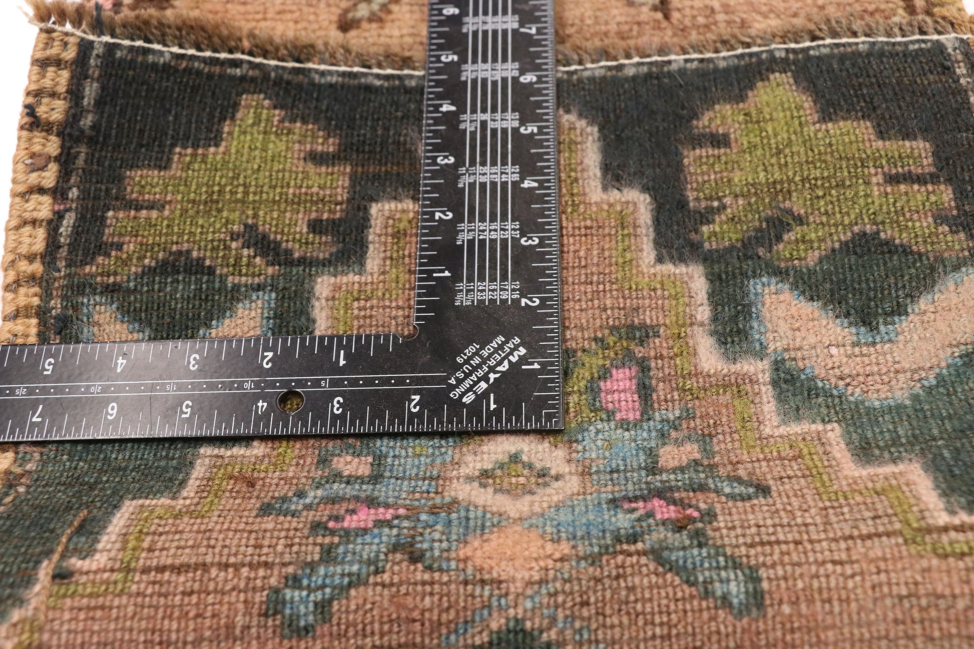 1 x 3 Vintage Turkish Yastik Rug 51831