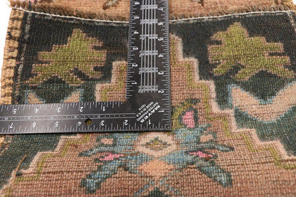 1 x 3 Vintage Turkish Yastik Rug 51831