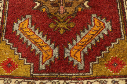 1 x 2 Vintage Turkish Yastik Rug 51832