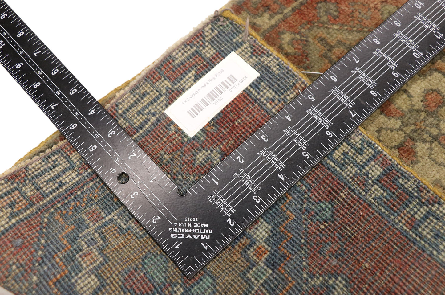 1 x 2 Vintage Yastik Rug 51833