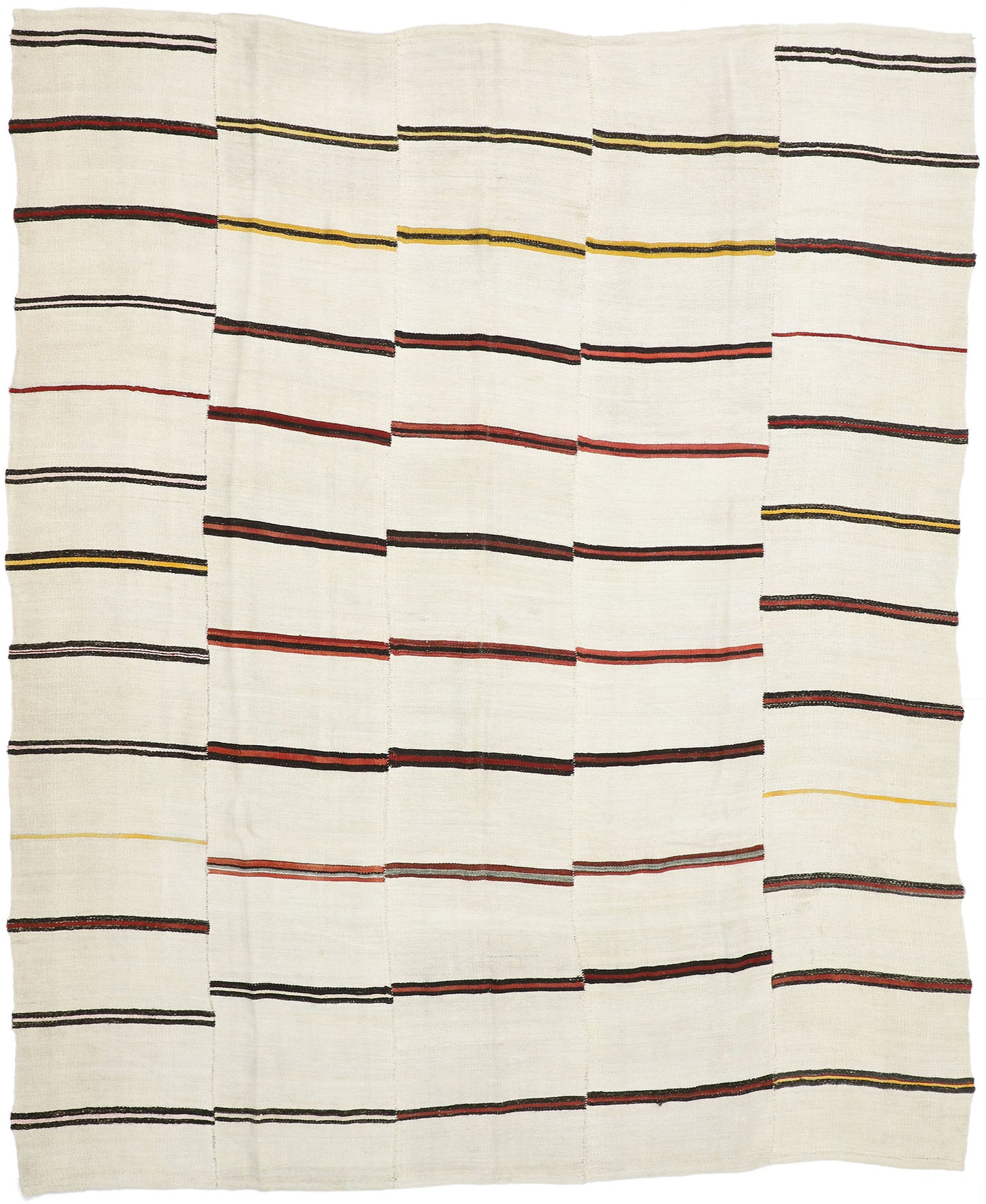 10 x 12 Vintage Turkish Striped Kilim Rug 51836