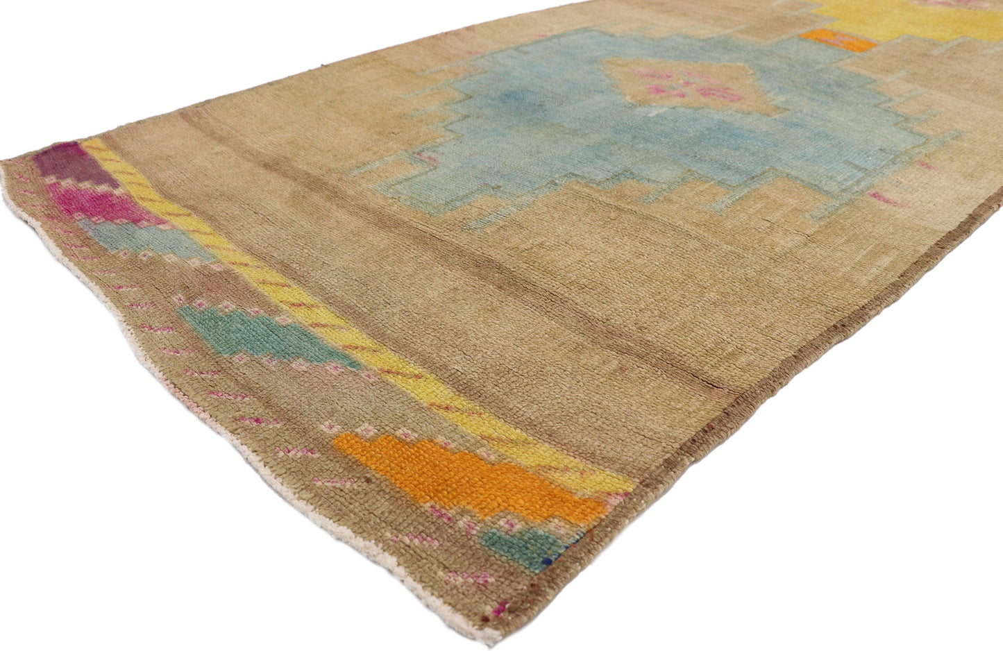 3 x 22 Vintage Turkish Oushak Runner 51840