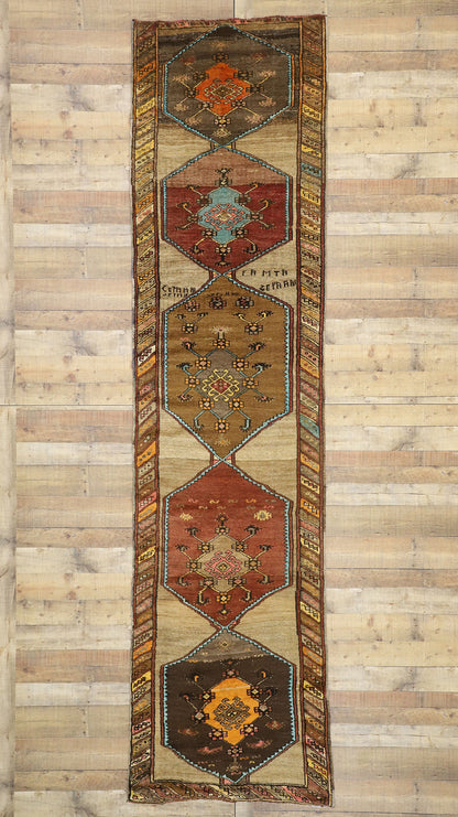 3 x 13 Vintage Turkish Oushak Rug 51842