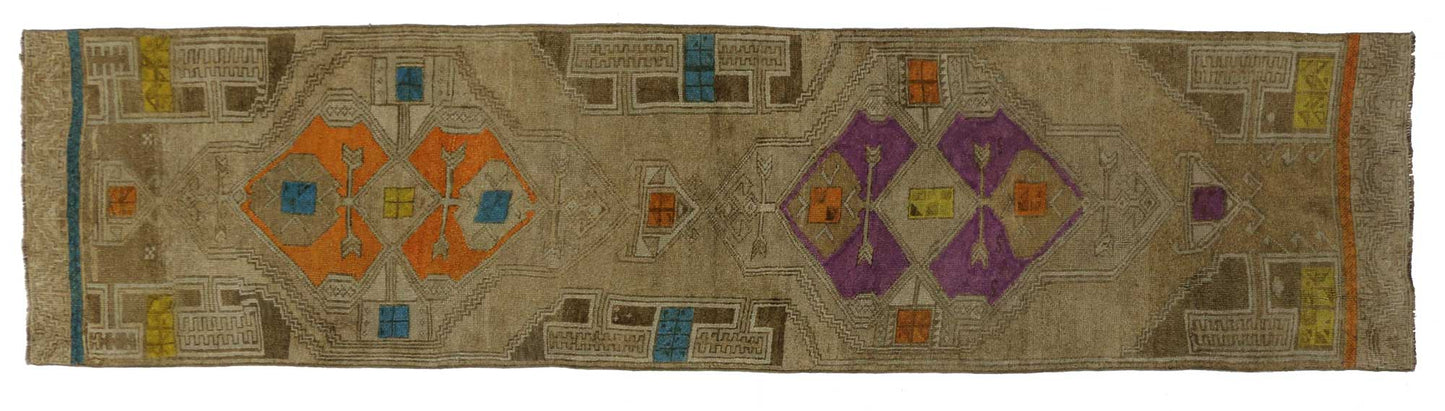 3 x 13 Vintage Oushak Rug 51843