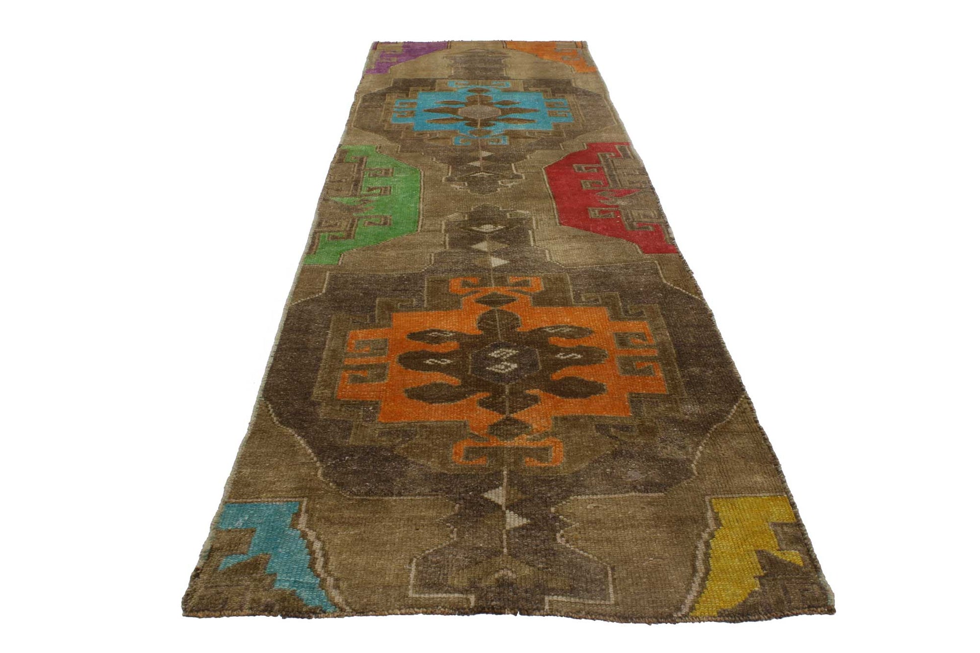 4 x 12 Vintage Oushak Rug 51844