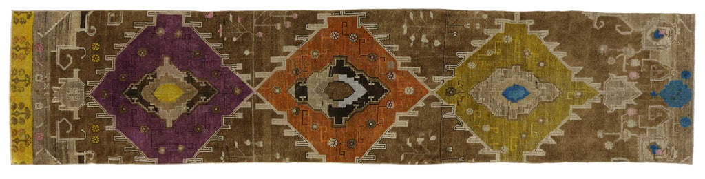 3 x 14 Vintage Oushak Rug 51846