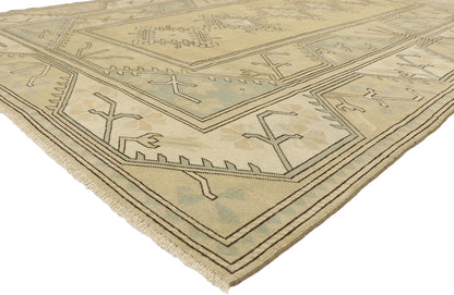9 x 12 Vintage Turkish Oushak Rug 51849
