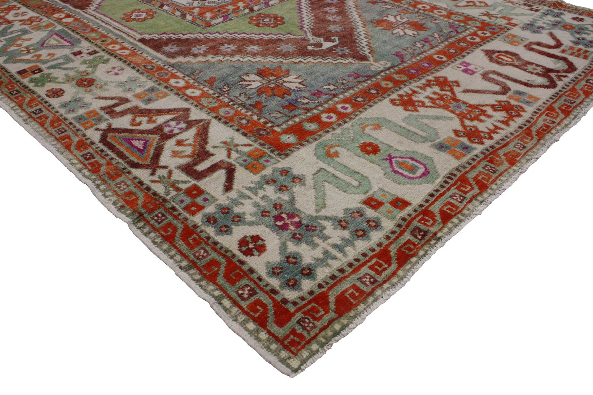 6 x 9 Vintage Oushak Rug 51850