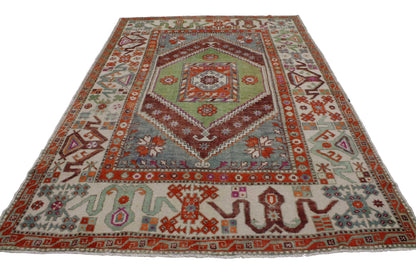 6 x 9 Vintage Oushak Rug 51850