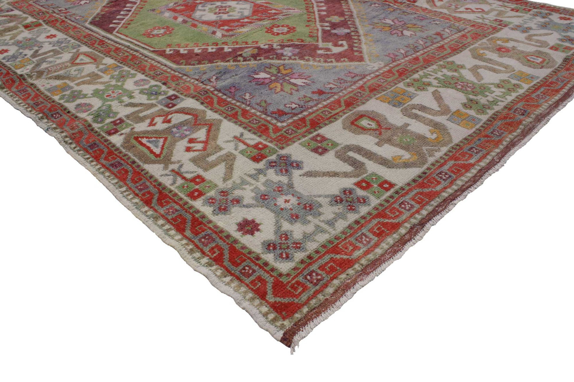 6 x 9 Vintage Oushak Rug 51851