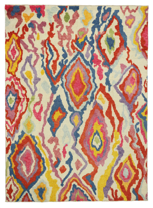 9 x 13 Colorful Turkish Tulu Rug 51863