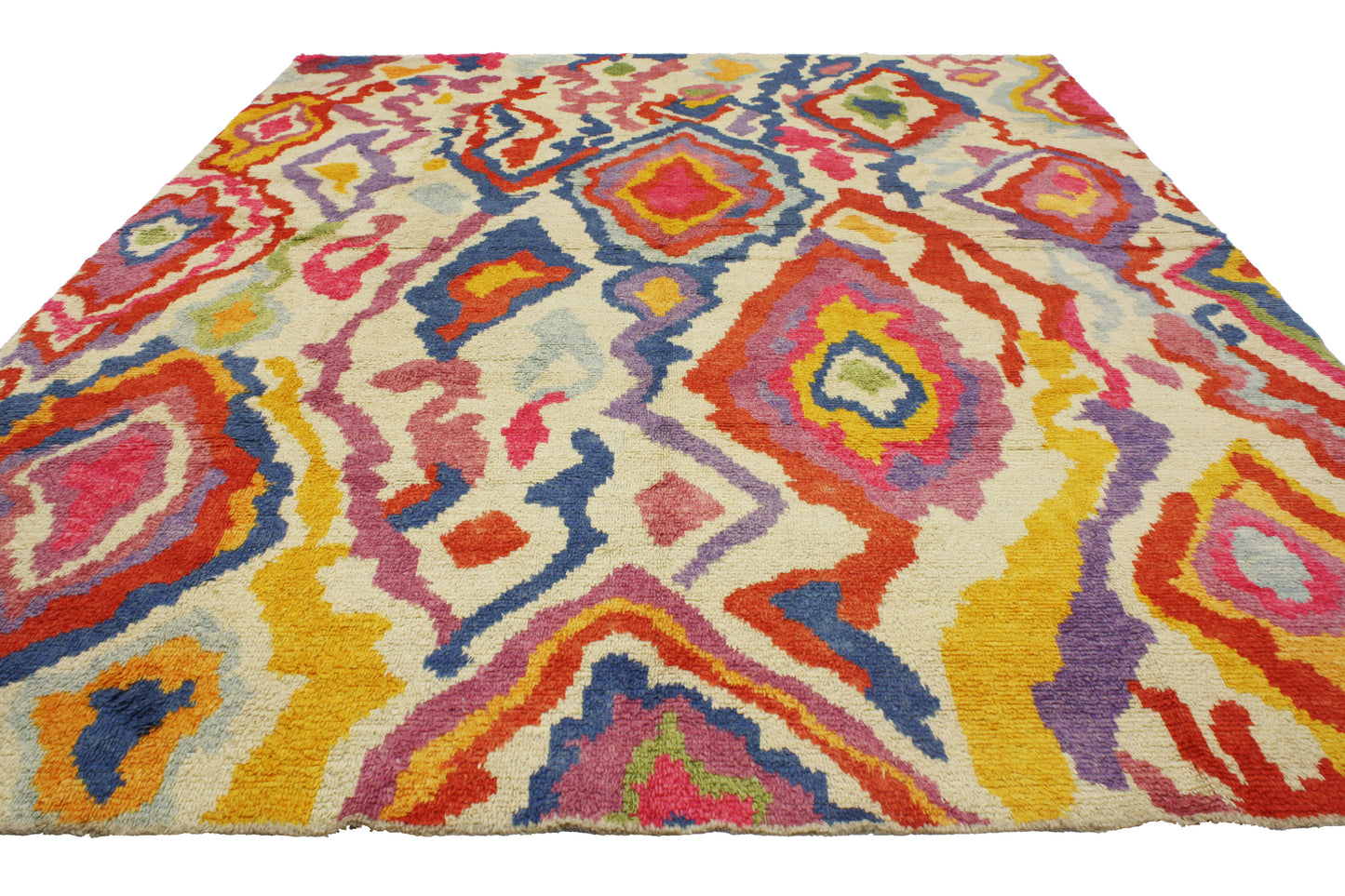 9 x 13 Colorful Turkish Tulu Rug 51863