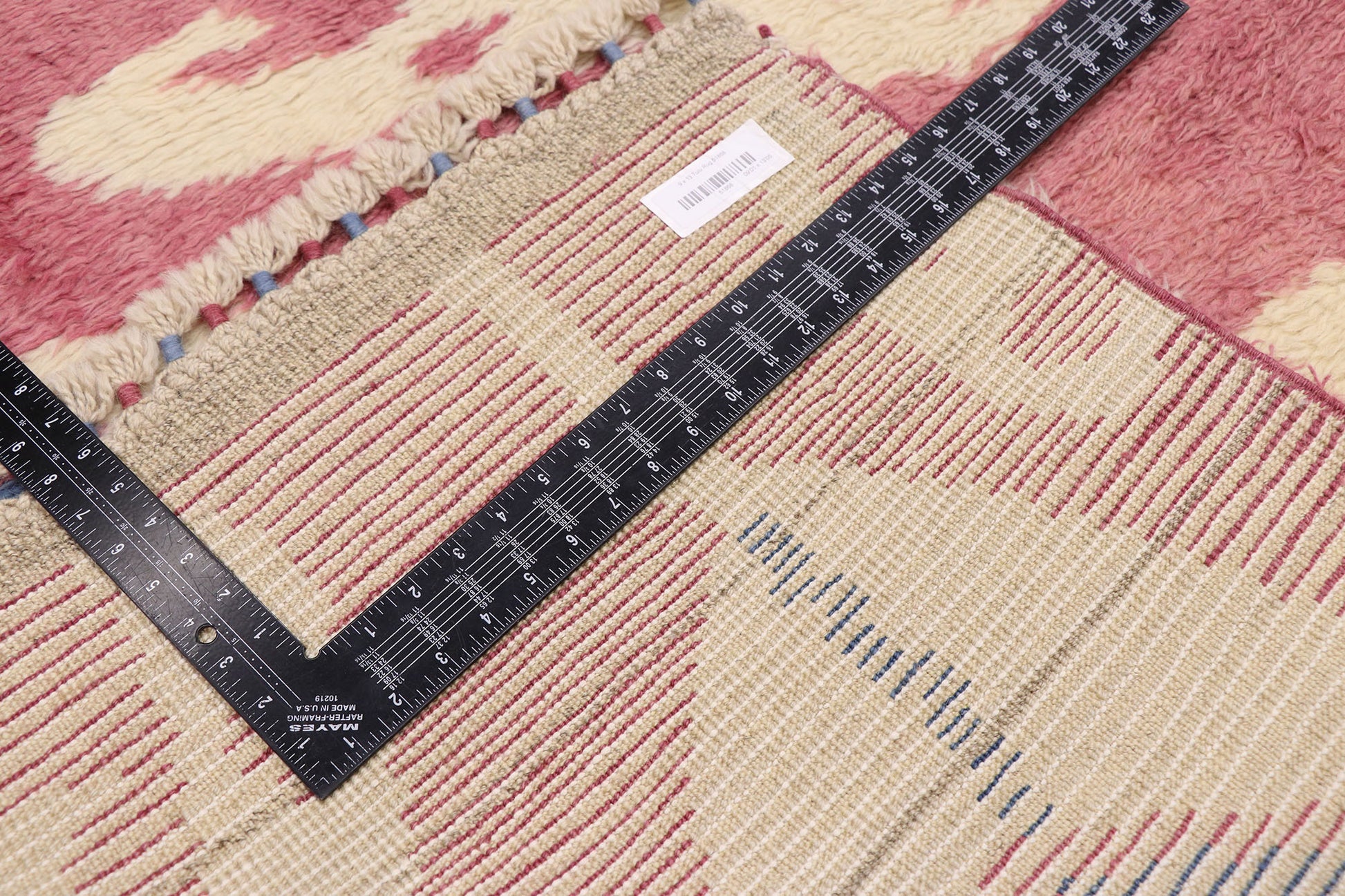 9 x 13 Contemporary Turkish Tulu Ikat Rug 51868