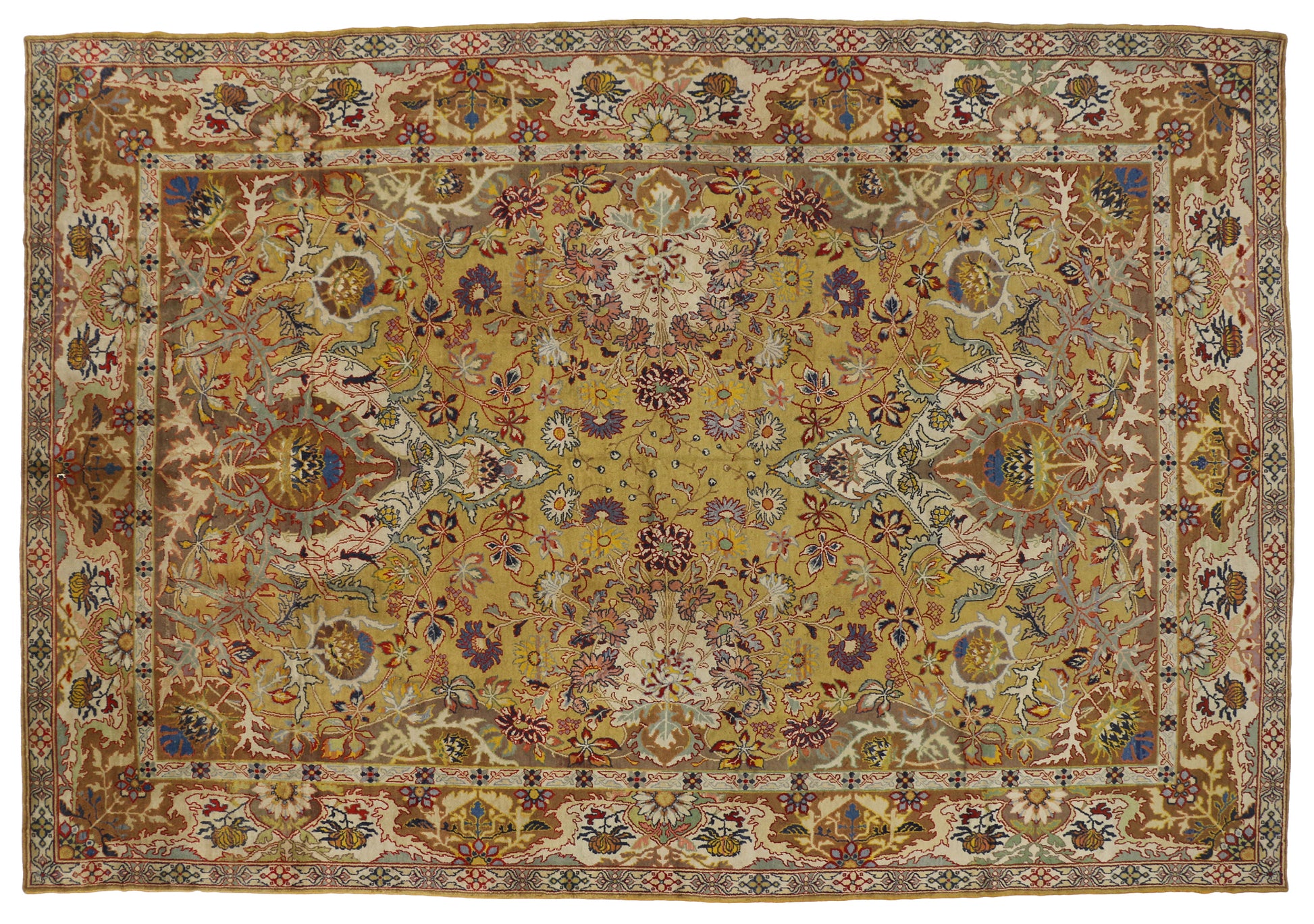 12 x 17 Antique Oushak Rug 51878