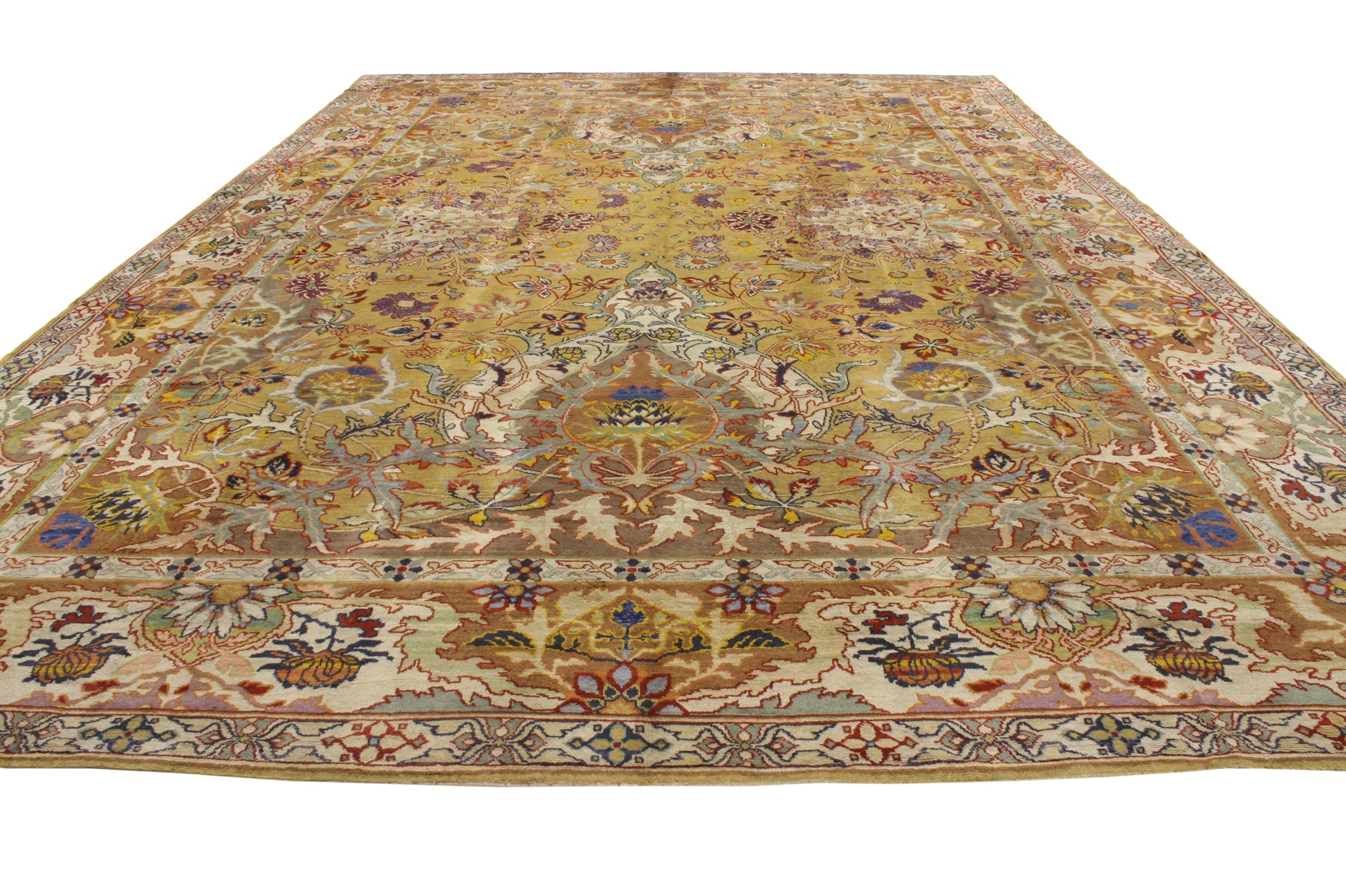 12 x 17 Antique Oushak Rug 51878
