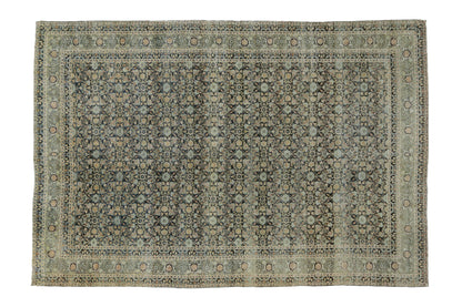 11 x 16 Antique Persian Yazd Rug 51880