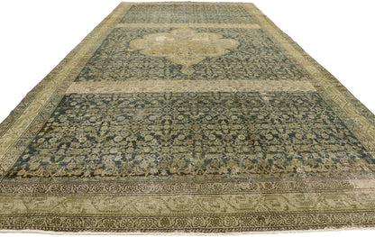 7 x 15 Antique Persian Malayer Gallery Rug 51881